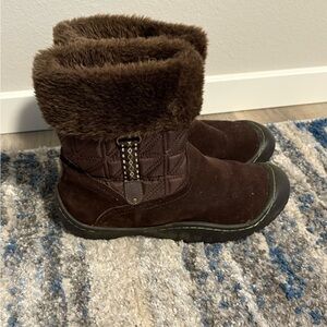 Women's Brown Fur-Lined Boots